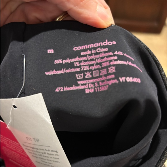 Commando Black Faux Leather Leggings, size M - Picture 7 of 9